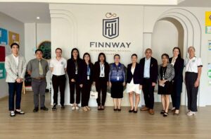 Chief of the Phuket Provincial Education, Panna Phromwichian at Finnway International School